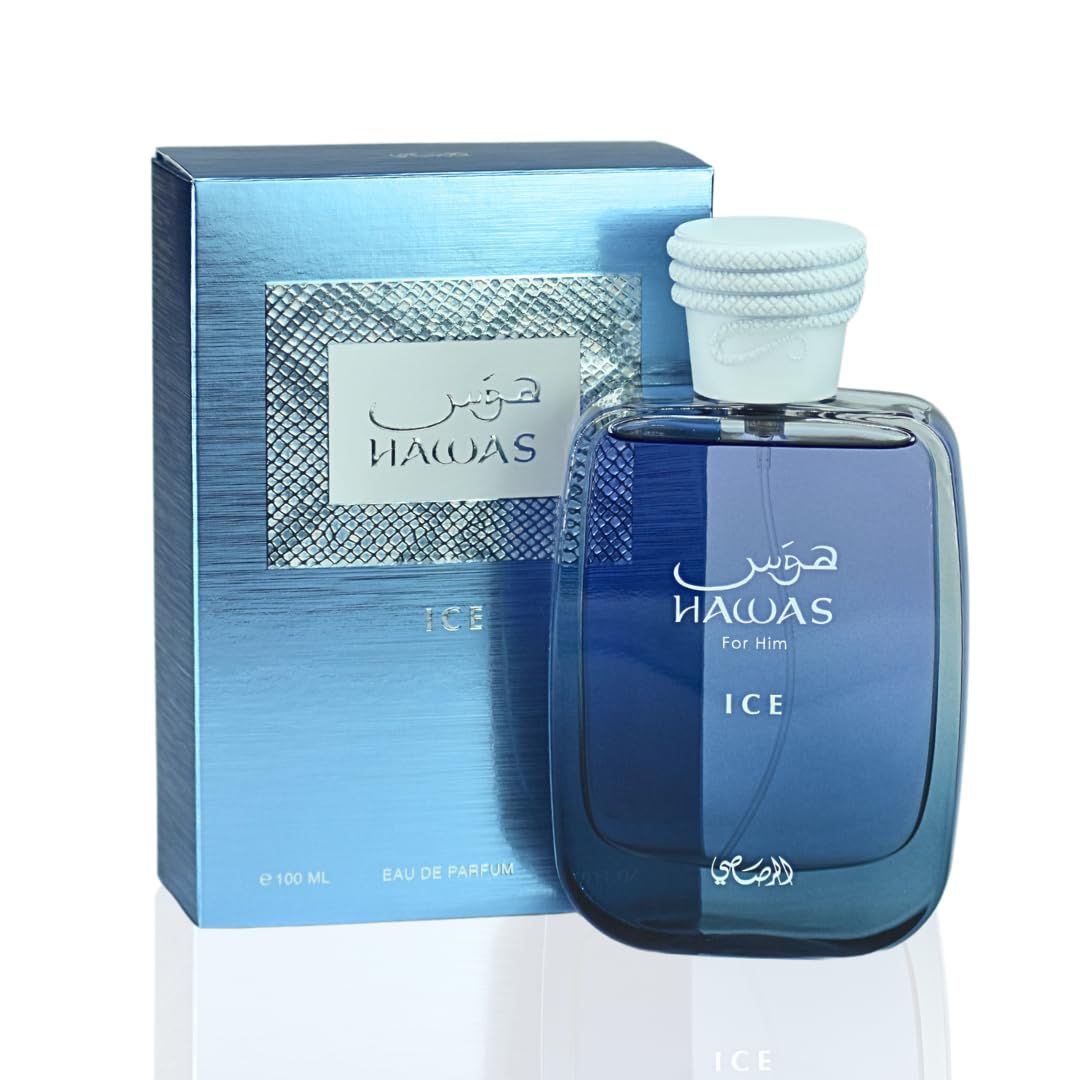 Rasasi Hawas Ice perfume bottle